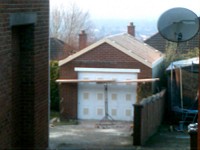 New shed / garage constructed by  HMC Joiners & Builders, Belfast, Northern Ireland